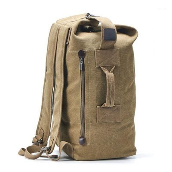 

backpack large capacity rucksack man travel bag mountaineering male luggage canvas bucket shoulder bags for boys men backpacks1