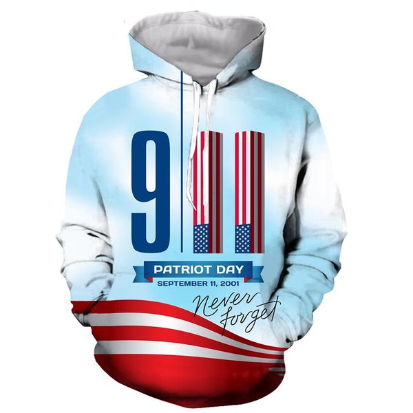 

commemorating 9/11 3d all printing cool /hoodies/ sweatshirts/summer 3d print shirts horror oversized humor men clothing