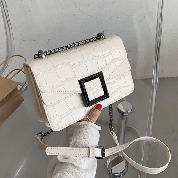 

vintage crocodile flap chain women crossbody bags 2020 fashion handbags ladies shoulder messenger bags clutch female purse