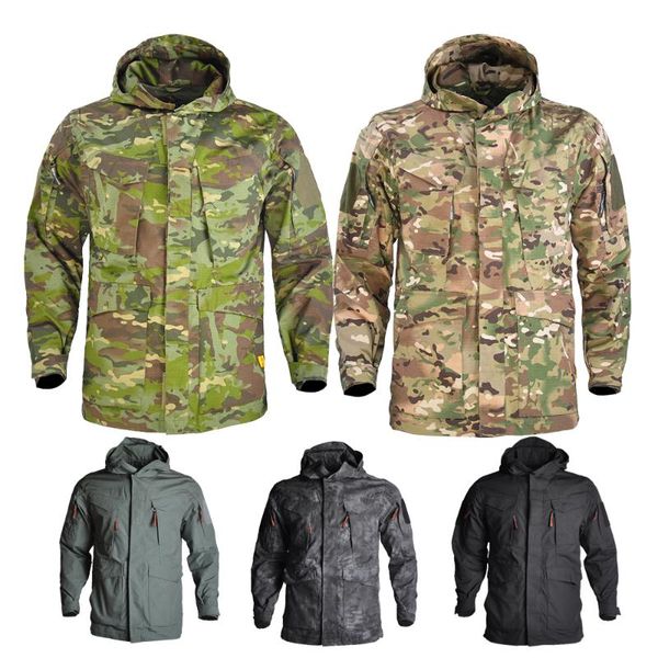 

outdoor jackets&hoodies jacket men thick warm thermal tactical jackets outwear fleece breathable hooded windbreaker coat 3xl clothes, Blue;black