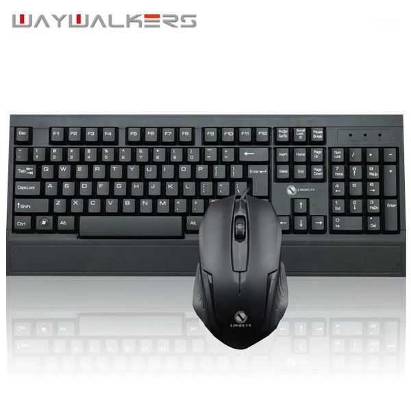 

keyboard mouse combos 2021 ergonomics usb wired and combo 104 keys waterproof film for windows gamer computer office1