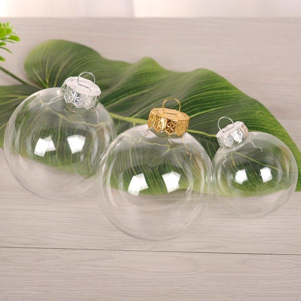 

wedding bauble xmas balls decoration clear 3" / 80mm christmas ornaments dhf29