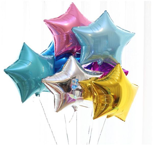 

new 18-inch rose gold star and heart aluminum balloon children's birthday party bride and groom wedding decoration foil sqcbvm