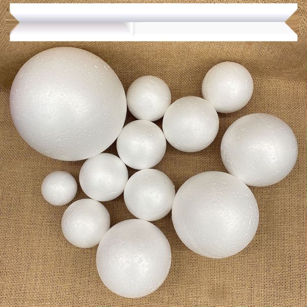

9uyol poly dragon foam handmade white 2cm-9cm diy multi-model foam ball solid white poly diy dragon solid ball 2cm-9cm handmade multi-model