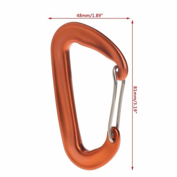 

aviation aluminum 12kn hammock safety balance carabiner clasp camping outdoor aviation qyllwe