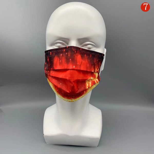 

2021 new 19 style multicolor fashion designer party disposable men women dustproof prevention of influenza mouth mask i04h6