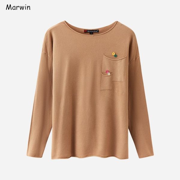 

марвин 2020 новые coming o шея толстые high street style кнопка soild свитера теплый мягкий женский осень зима свитер bbymzy lg2010, White;black