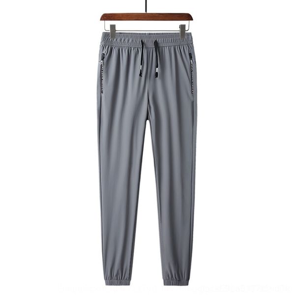 

gdvqi summer large capris sports men's loose pants casual sports leggings thin high elastic ice silk pants small feet solid color jjazw, Blue