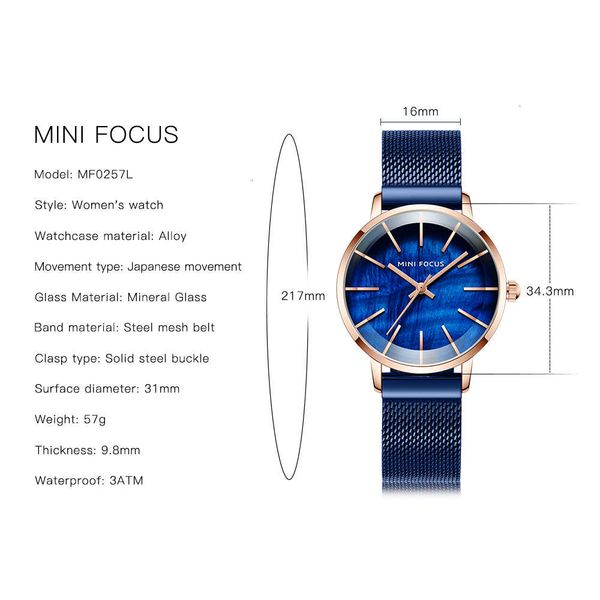 

minifocus dress wrist watches for women brands geneva ladies watches women's stainless steel bracelet fashion female gold watch, Silver
