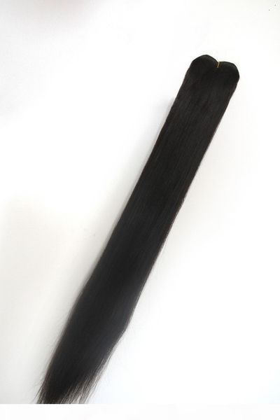 

100% brazilian virgin straight human hair extensions 10-30 inchs remy hair extensions 6a brazilian hair weave bundles, Black