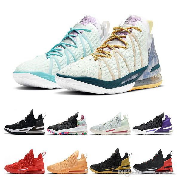

202 mens basketball shoes james 18s court purple james gang balck gold bred red empire jade oreo mens sports sneaker trainer outdoor fashion