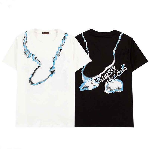 

21ss mens new arrivel casual stylist t-shirts men's shirt fashion tshirts high street trend shirt women tee s-2xl, White;black