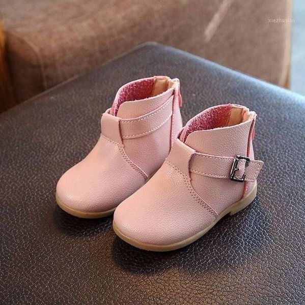 

boots 2021 spring and autumn girls low to help ankle korean princess single shoes baby soft bottom boots1, Black;grey