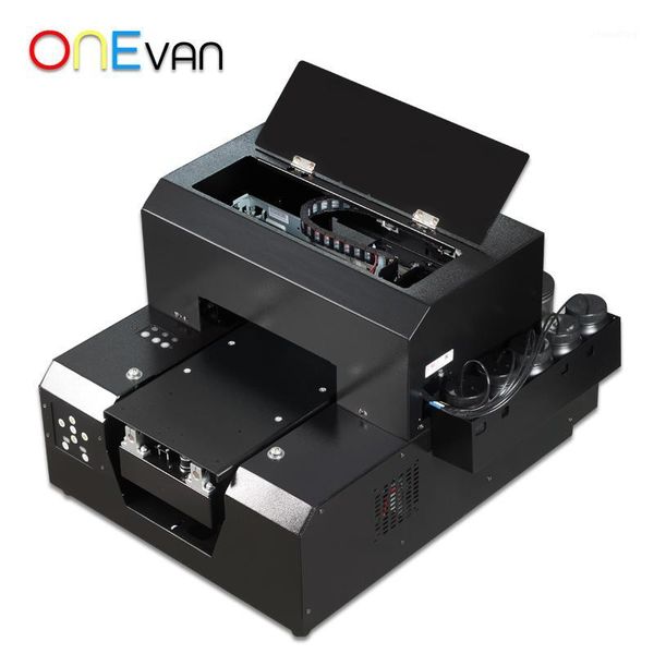 

fully automatic a4 uv printer &l805 printed head for cylinder 3d rotation embossed, phone case glass metal wood badge signs1
