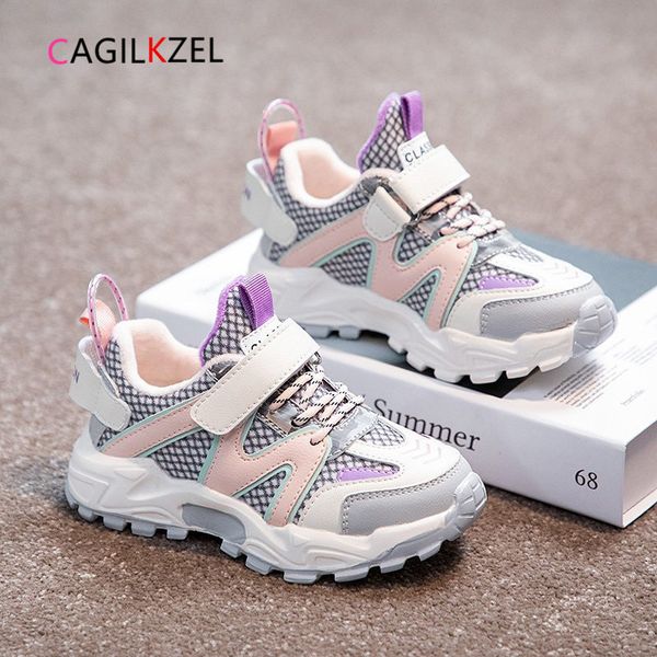 

cagilkzel winter children comfortable kids sports for fashion running sneakers girls shoes basket enfant, Black