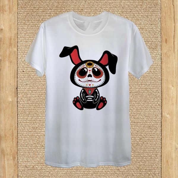 

funny bunny day of the dead sugar face t-shirt 100% cotton women homme plus size tee shirt sport hooded sweatshirt hoodie