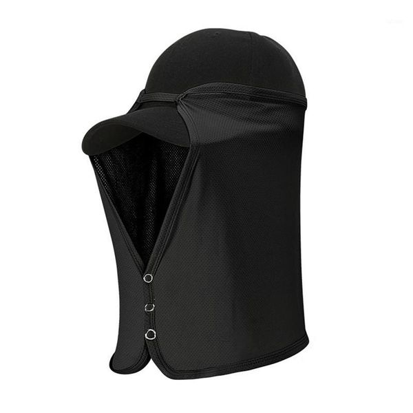 

мужчины женщины sunhat летняя регулируемая upf 50+ уф-солнцезащитная защита от солнца бейсболка для рыбалки шляпа джунглей съемная маска1, Blue;gray