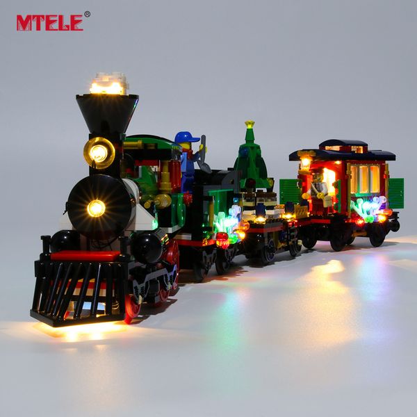 

mtele brand led light up kit for creator 10254 winter holiday train lighting set compatile with 36001 (not include the model) 1008