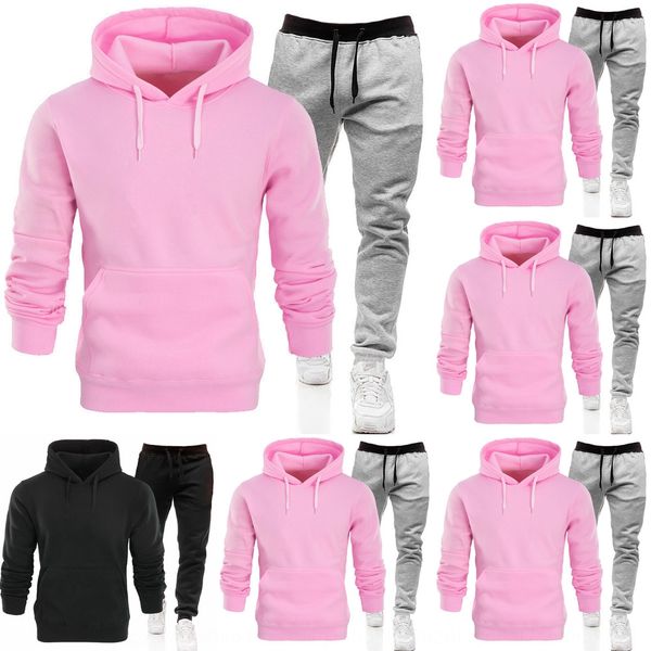 

2020 новый мужской длинный рукав с капюшоном пара моды свитер мужской спортивный костюм носить случайный wearsweater спортивная одежда тенде, Black