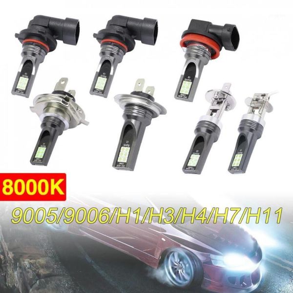 

fog lights 2pcs h11 / h8 9005 9006 h1 h3 h7 1200lm 8000k cold blue light driving running car lamp auto bulbs1