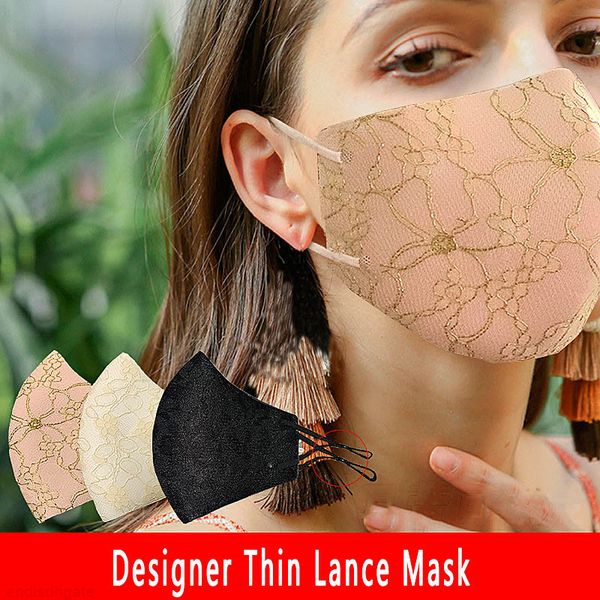 

fashion luxury designer face mask for women dust-proof breathable washable face mask thin sunscreen face mask ing