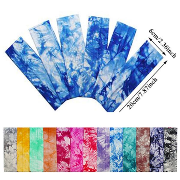

tie dye cycling yoga sport sweat headband men sweatband for men women yoga hair bands head sweat bands sports hair accessories q sqcjbk