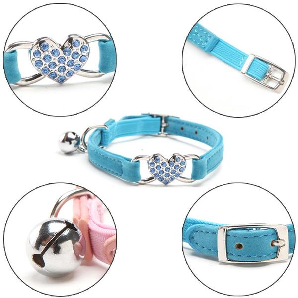 

personalized cat collar kitty cat collars safety pet dog harnesses selling cute bell cat dog collars adjustable leather 30s1 wmtcaf