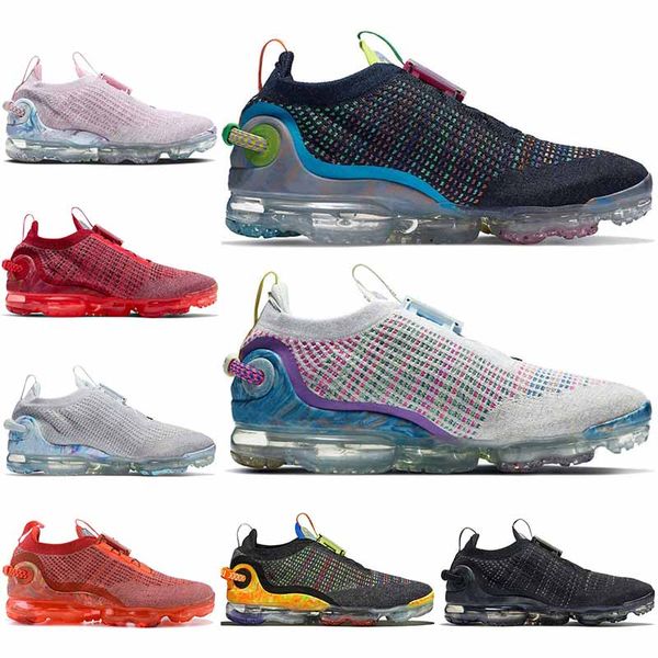 

2021 comfortable fk running shoes for women men pure platinum team red laser orange athletic women sports sneakers mens trainers runners, White;red
