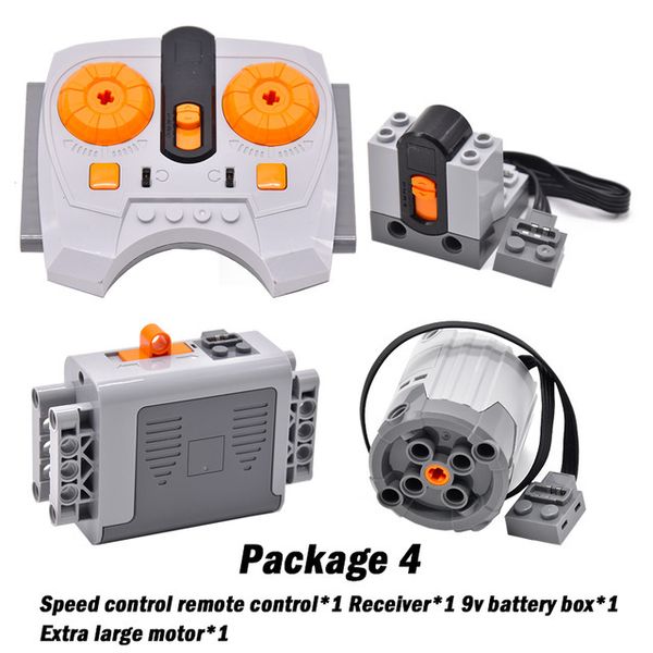

technical power function motor switch ir remote control receiver battery box compatible all brands technic creator technicia 1008