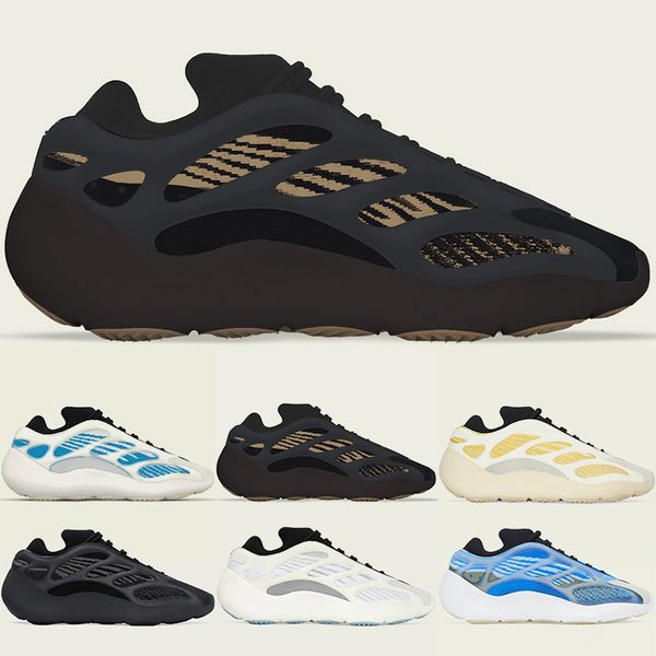 

kanye 700 v3 running shoes men women clay brown kyanite safflower alvah azael azareth high mens trainers sports sneakers, White;red