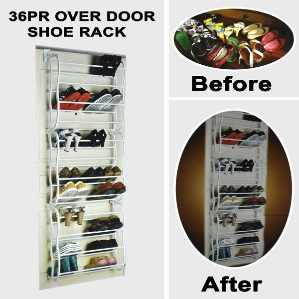 

new 12 tiers wall mounted style home hanging shoe rack organizer rack closet shelf saving space