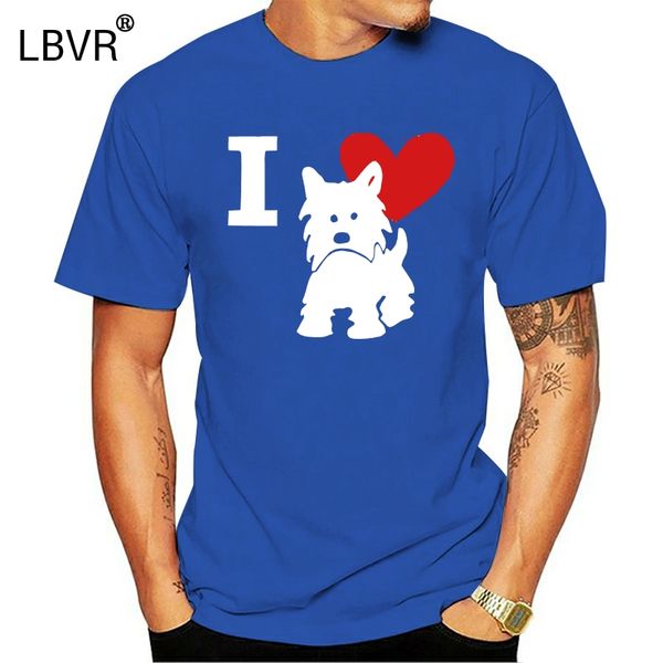 

printed i love westie west highland terrier t shirt t shirt tshirt solid color summer male hip hop coton sport hooded sweatshirt hoodie