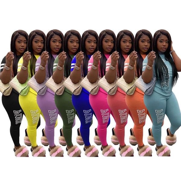 

k8101 polyester two piece 2020 short sleeve hoodies + jogger pants set sweatsuit 2pcs outfits