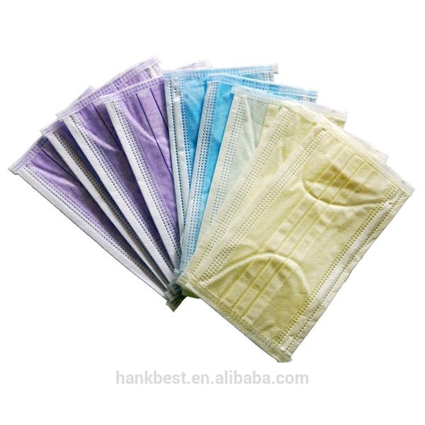 

mask disposable earloop nonwoven christmas face purple new year