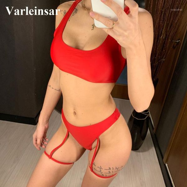 

thong swimsuit high waist bikini women swimwear two-pieces bikini set 2019 bather bathing suit swim wear lady y12341, White;black