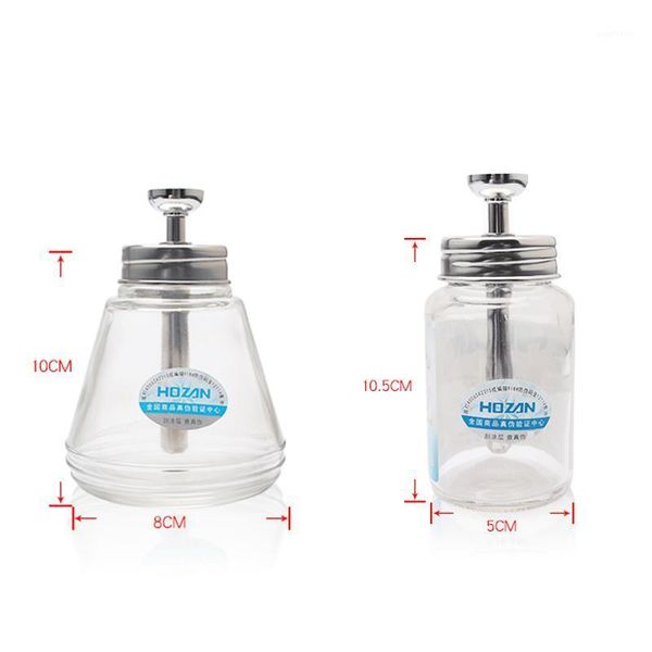

portable empty glass alcohol liquid bottle dispenser pump bottle glue residue remover pcb cleaning tool glass alcohol pump1