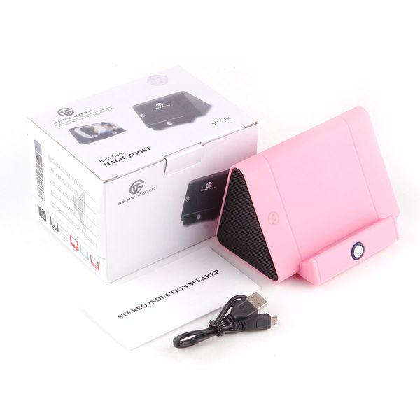 

2021 fashion smart sensors magic induction wireless amplifier woofer bass speaker non bluetooth stand holder for iphone samsung