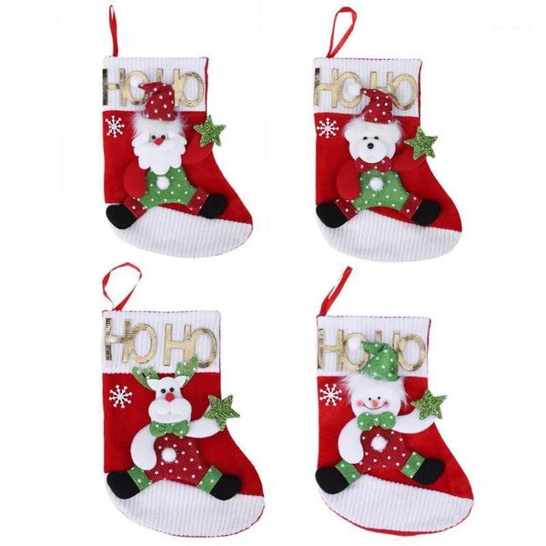 

christmas tree decorative ornament cloth socks stocking candy bag xmas gift1