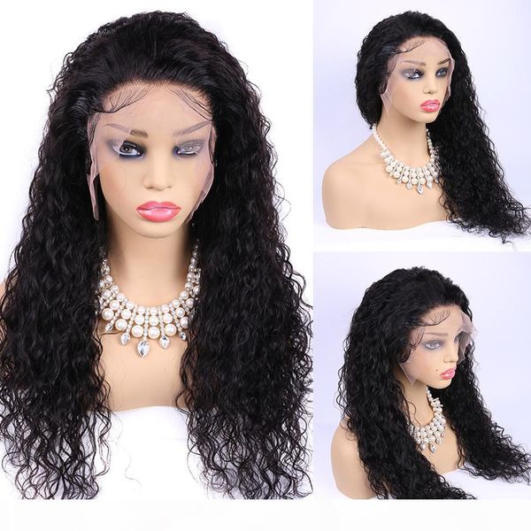 

water wave wig maxine remy human hair 13x4 lace front wig long natural black queen hair products lace wig