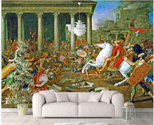 

3d wallpaper custom p mural european roman war palace prince charming living room home decor 3d wall murals wallpaper for walls 3 d