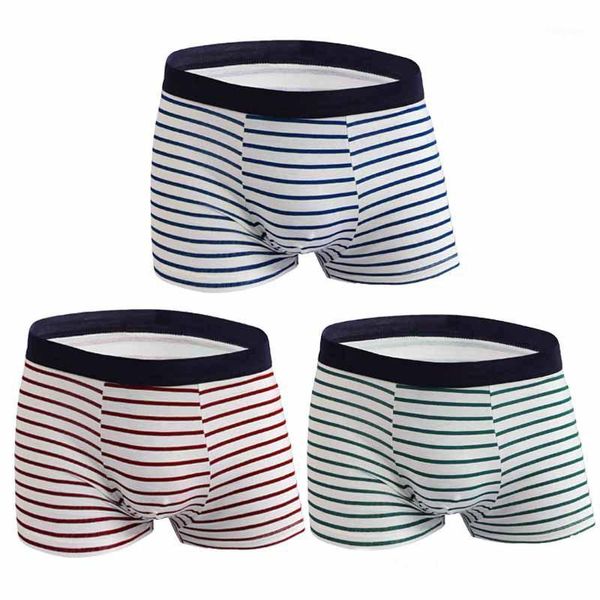 

3pcs mens underwear boxer man under wear breathable striped boxer shorts boxershorts men boxers underpants homme1, Black;white