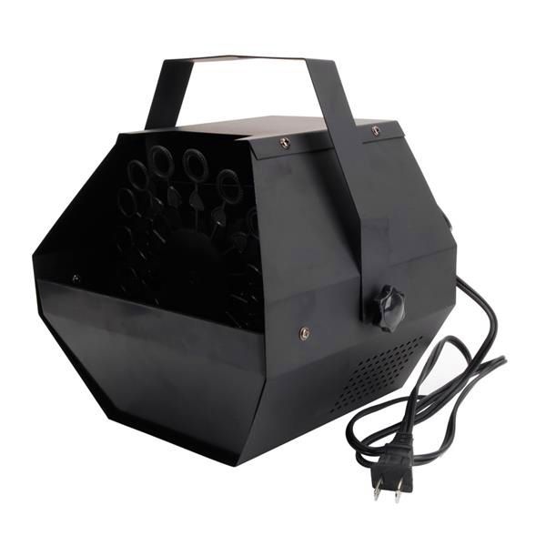 Novo design 25w AC110V Mini Máquina de Bolha Fácil de Transportar Iluminação de Estação para Casamento / Bar / Fase Máquinas de Bolha Preta