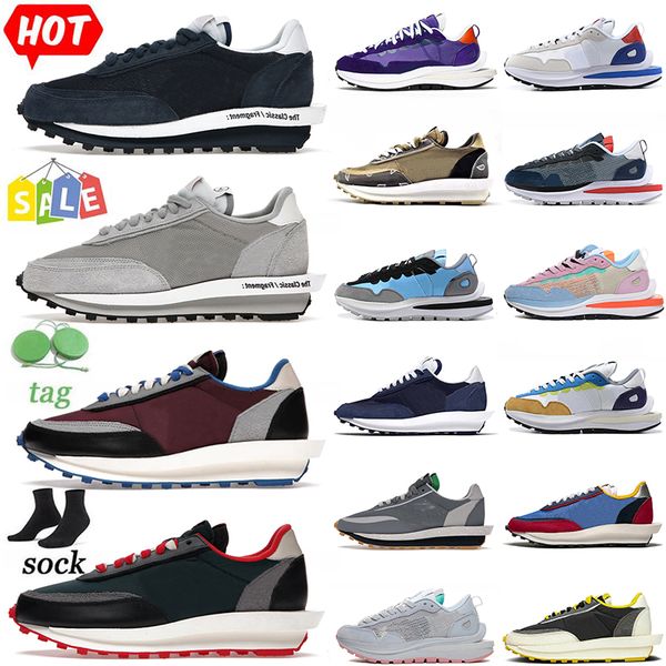 

designer sacais vaporwaffle running shoes for mens women ldwaffle ldv waffle fragment x blue void undercover kiss of death triple black whit