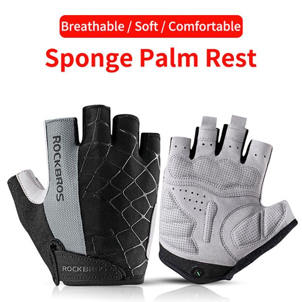 

shockproof half finger sports wear resistant cycling breathable mtb road bicycle gloves bike equipment