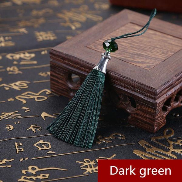 

10pc mini colorful crystal tassel fringe diy home textile curtain garment sewing accessories key hooks fringe trim craft tassels h jlldjq