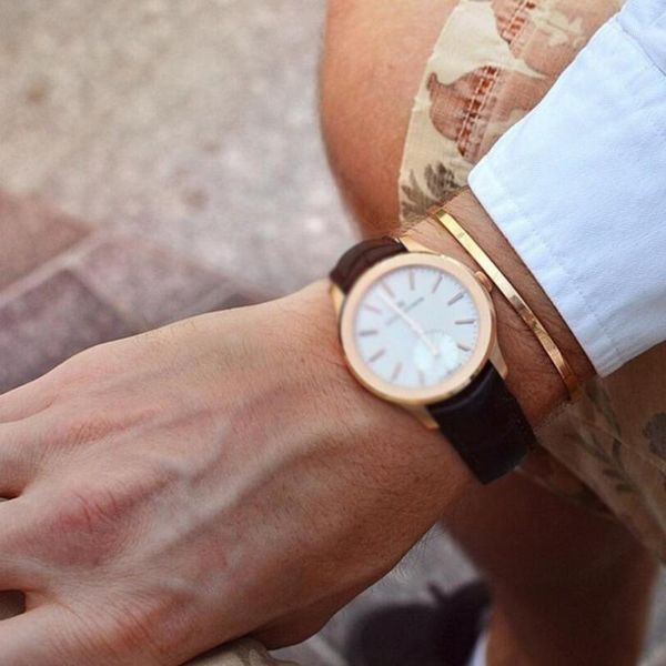 

thin charm cuff bangles stainless steel bracciali elegant gold black silver women men bracelets jewelry men pulseira feminina1