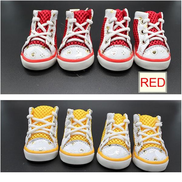 

fashion 4 pieces/lot autumn winter warm dog shoes pu pet pet dog shoes for small large angel boots sqcxff