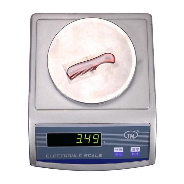 

1pc professional men beard comb portable anti-static hairdressing hair cutting brush anti static hair care styl jllxlt, Silver