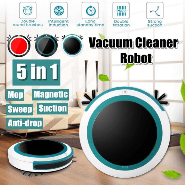 

5in1 smart robot vacuum cleaner for home office sweeping robot sweep suction drag machine wet dry vacuum cleaner sweeping