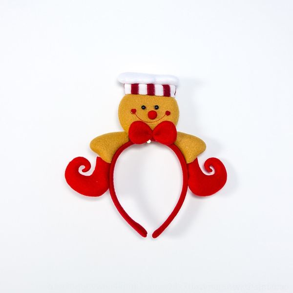 

pqxax xibao new christmas biscuit cloth santa claus cookie hair band decorations hair band lovely man little girl headband jx3jg